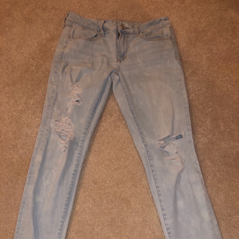 Light wash jegging